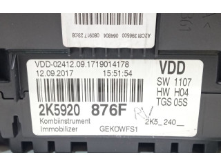 Přístrojová deska  Volkswagen Caddy 2017 2K5920876F  
