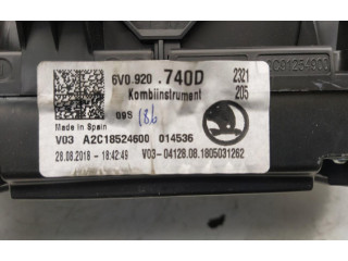 Панель приборов 6V0920740D   Skoda Fabia Mk3 (NJ)       