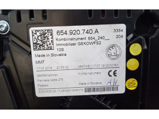 Панель приборов 654920740A, 654920740A Skoda Scala
