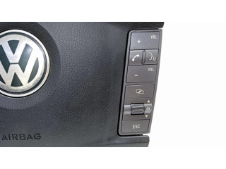 Подушка безопасности водителя 3D0880201BK, 61585071D   Volkswagen Phaeton
