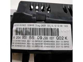 Přístrojová deska Mercedes-Benz GLK (X204) 2012 A2049005509, A2C81600900