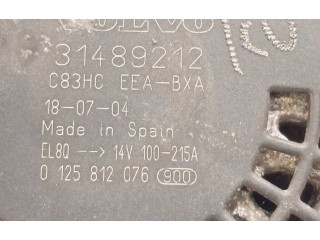 Генератор 31489212, 0125812076 Volvo V40