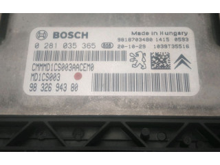 Блок управления двигателя 1638428280, 9832694380   Peugeot Partner III