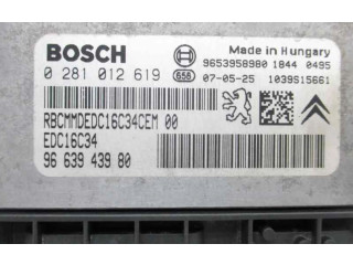 Řídící jednotka 9663943980 Citroen Berlingo