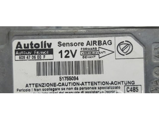 Блок подушек безопасности 51755094, 609470600F Fiat Linea