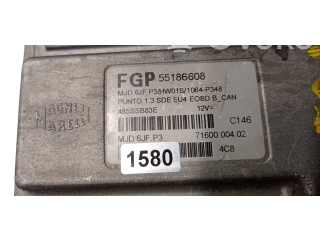 Řídící jednotka 55186608, 7160000402   Fiat Punto Evo 2001