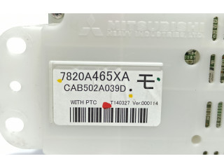 Блок управления климат-контролем 7820A465XA Mitsubishi Outlander