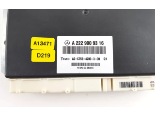 Pojistková skříňka Блок управления подвески A2229009316, A2C7594200300 Mercedes-Benz S W222 2018