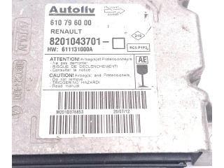 Блок подушек безопасности 8201043701, 610796000   Renault Clio III