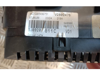 Панель приборов 5J0920811C Skoda Fabia Mk2 (5J)