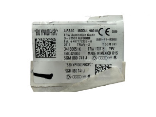 Боковая подушка безопасности 5GM880741J, 34180651K Volkswagen e-Golf