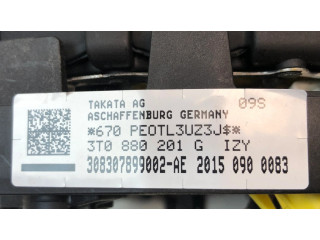 Подушка безопасности водителя 3T0880201G Skoda Superb B6 (3T)