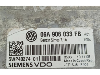 Блок управления двигателя 06A906033FB, 5WP40274 Skoda Octavia Mk2 (1Z)