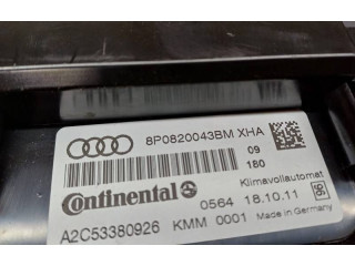 Блок управления климат-контролем 8P0820043BM, A2C53380926 Audi A3 S3 8P