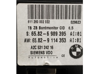 Дисплей 65826989395, 65829114353 BMW 5 E60 E61