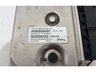 Řídící jednotka 51892328, 00518690940 Fiat Punto Evo 2012