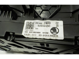 Спидометр (приборный щиток) 6V0920740D, 6V0920740D   Skoda Fabia Mk3 (NJ)   