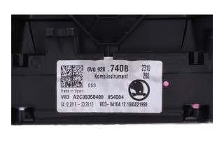 Панель приборов 6V0920740B Skoda Fabia Mk3 (NJ)