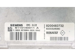 Блок управления двигателя 8200483732, 6001548282   Dacia Logan I