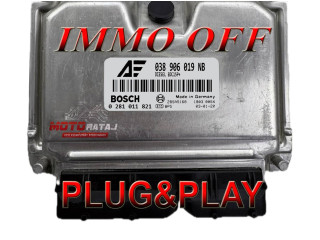 Блок управления двигателя 038906019NB, 0281011821   Ford Galaxy