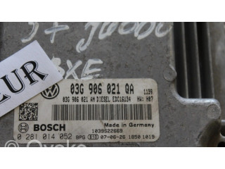 Блок управления двигателя 03G906021QA, 0281014052 Volkswagen Golf Plus