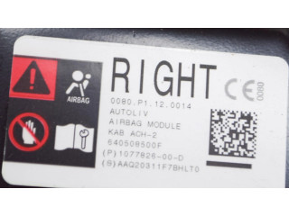 Подушка безопасности для колен 107782600D, 108335000E Tesla Model Y