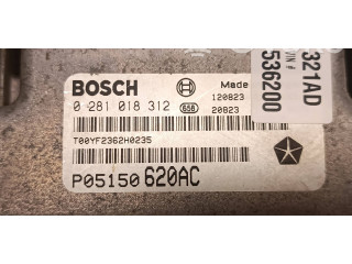 Блок управления двигателя 0281018312, T00YF2362H0235 Fiat Freemont