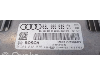 Блок управления двигателя 03L906018CM, 0281018575   Audi Q3 8U