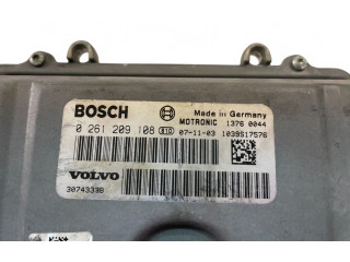 Блок управления двигателем Блок управления 30743338, 0261209108 Volvo S80