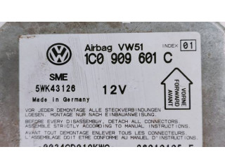 Блок подушек безопасности 1C0909601C, 5WK43126 Skoda Fabia Mk1 (6Y)