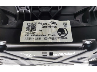 Панель приборов 6V0920730A   Skoda Fabia Mk3 (NJ)       