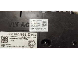 Панель приборов 5e0920981d   Skoda Octavia Mk3 (5E)       