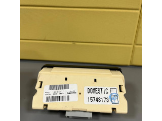 Блок управления климат-контролем 15748173, 10C199 Chevrolet Suburban