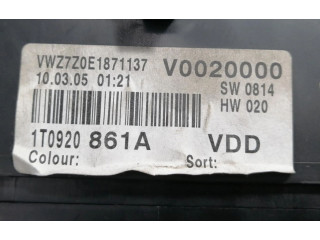 Панель приборов 1T0920861A Volkswagen Touran I