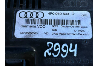 Дисплей 4F0919603, A2C53080033 Audi A6 S6 C6 4F