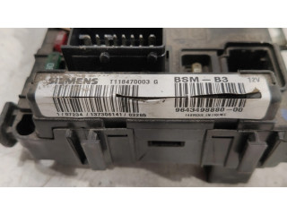 Pojistková skříňka Řídící jednotka BSM 9643498880, BSMB3 Citroen C2 2003