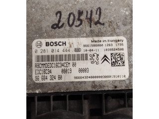 Блок управления двигателя 9666432480, 0281014444   Citroen Nemo