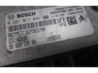 Блок управления двигателя 0281017866, 9663757980   Citroen C-Crosser