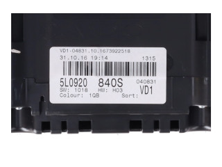 Панель приборов 5L0920840S Skoda Yeti (5L)