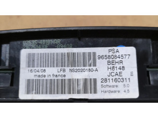 Блок управления климат-контролем 9658084577, H8148 Citroen C4 I