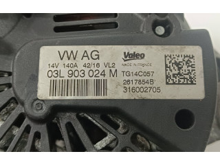 Генератор 03L903024M, 316002705   Skoda Octavia Mk2 (1Z)      