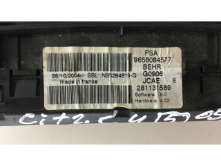Блок управления климат-контролем 9658084577, 281131589 Citroen C4 I