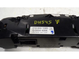 Блок управления климат-контролем A2198301085, 00044306   Mercedes-Benz CLS AMG C219