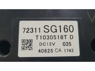 Блок управления климат-контролем 72311SG160 Subaru Forester SJ
