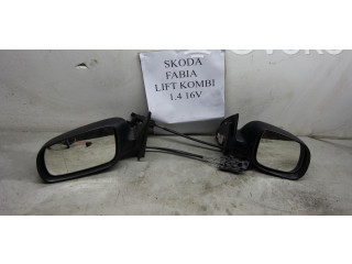 Зеркало электрическое Skoda Fabia Mk1 (6Y) 1999 - 2007 года