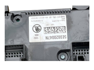 Блок управления климат-контролем 5E0820047N, 5HB01117591 Skoda Octavia Mk3 (5E)