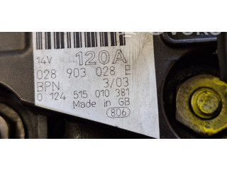 Генератор 028903028E, 0124515010   Skoda Octavia Mk1 (1U)      