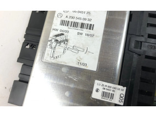 Блок предохранителей  10091518, A2305453932   Mercedes-Benz SL R230    