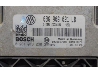 Блок управления двигателя 03G906021LB, 0281013238 Skoda Octavia Mk2 (1Z)