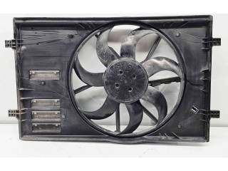 Вентилятор радиатора 5Q0959455BF Skoda Superb B8 (3V)